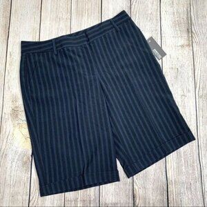 Kenneth Cole Reaction Pinstriped Bermuda Shorts
